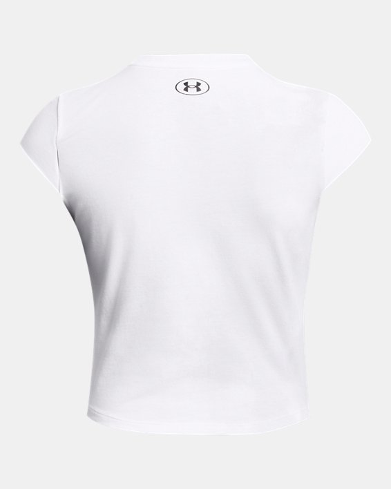 Damska koszulka z krótkim rękawem Project Rock Underground Cap Sleeve, White, pdpMainDesktop image number 3